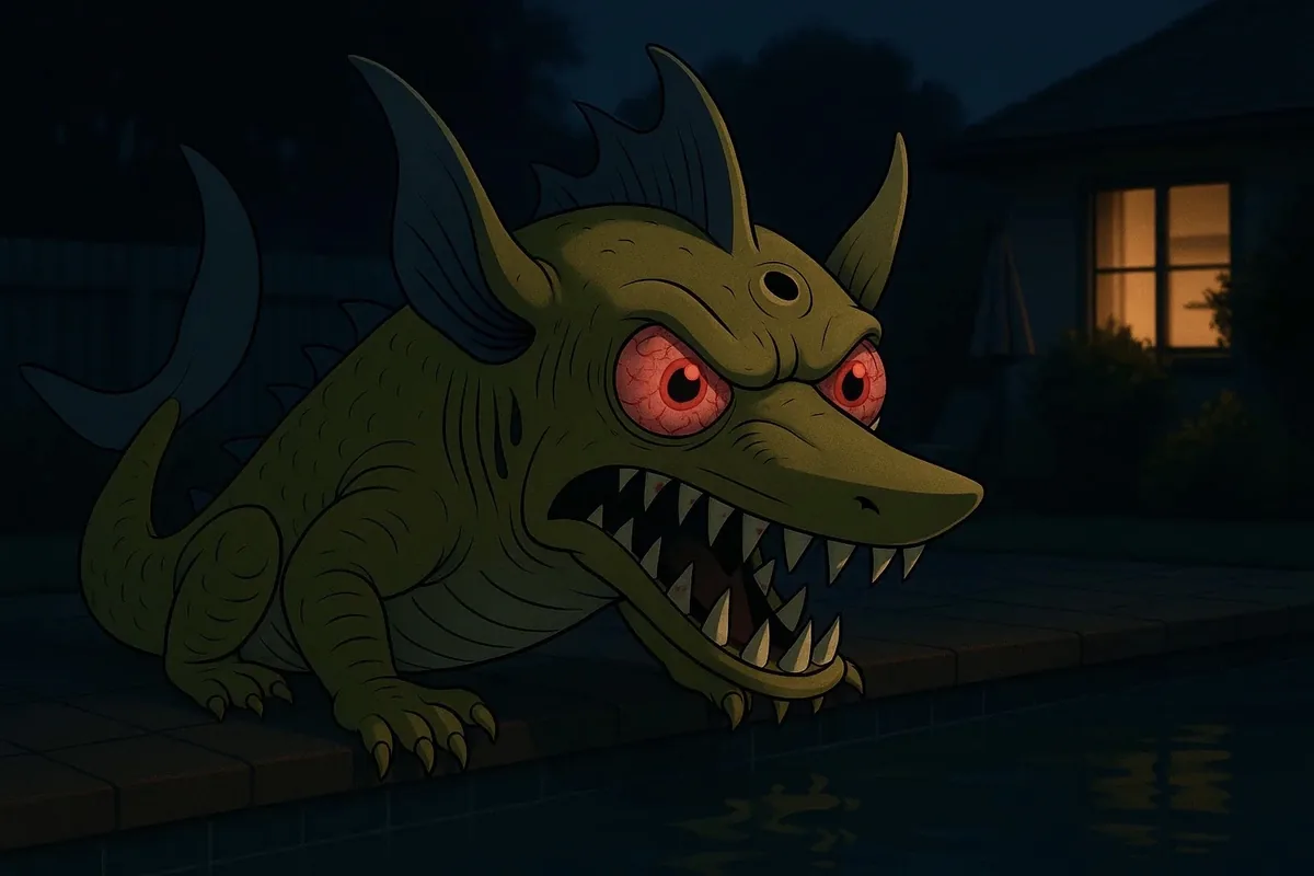 Dark animated creature